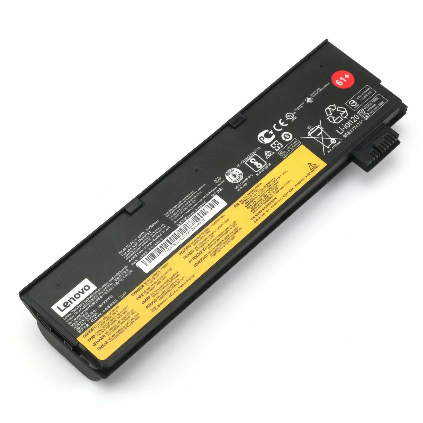 Original 01AV424 Lenovo ThinkPad T470 T480 T570 T580 01AV425, 01AV428, 01AV492, SB10K97585 61+ Laptop Battery