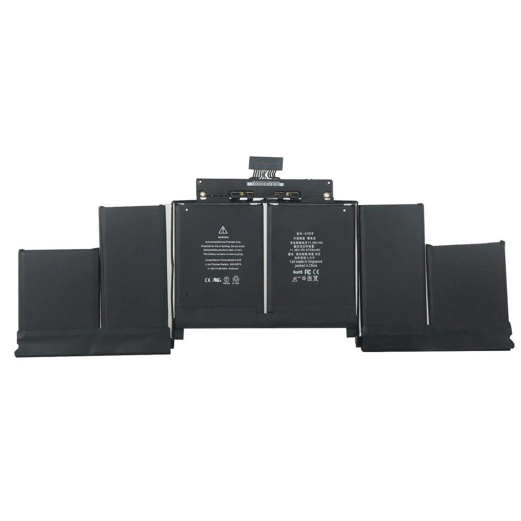 A1618 Apple MacBook Pro 15-inch Retina Battery (A1398, 2015 Version, 11.36V, 99.5WH)