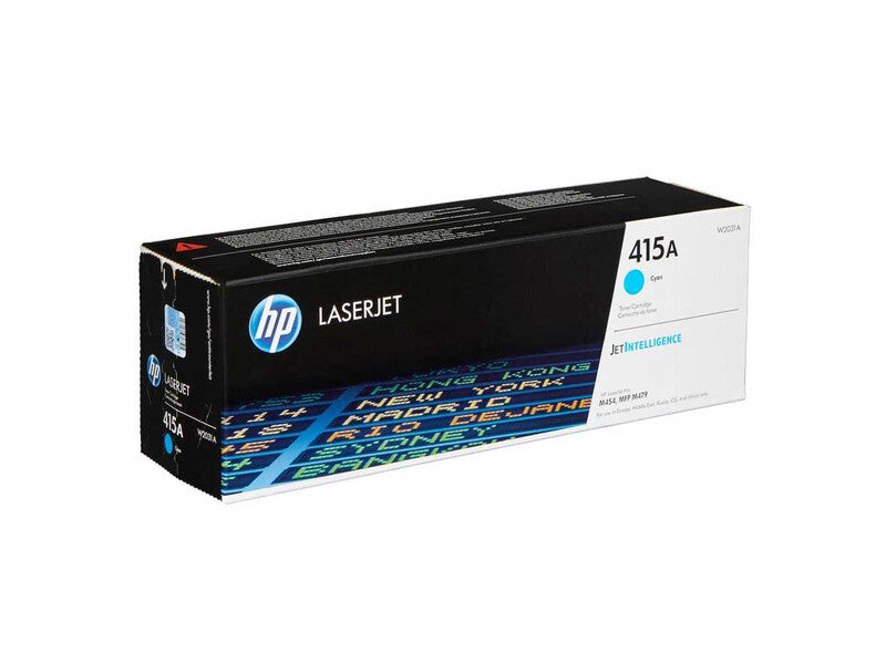 HP 415A Hewlett Packard Original LaserJet Toner Cartridge, Cyan - W2031A