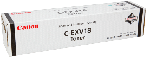 Canon C-EXV 18 Black Toner Cartridge (0386B002) | 8,400 Page Yield | Genuine Canon Toner