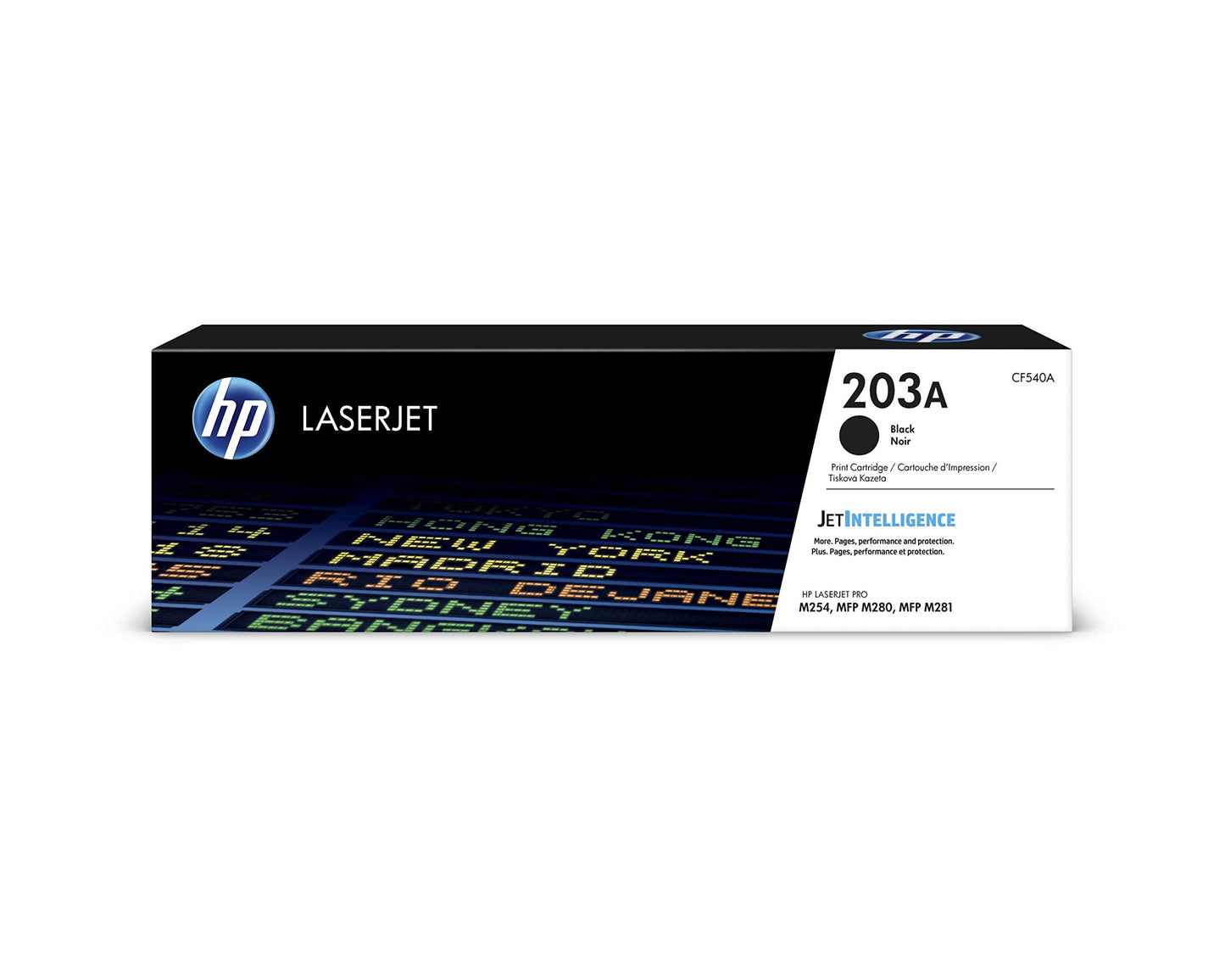 HP 203A Black Original LJ Toner Cartridge, CF540A