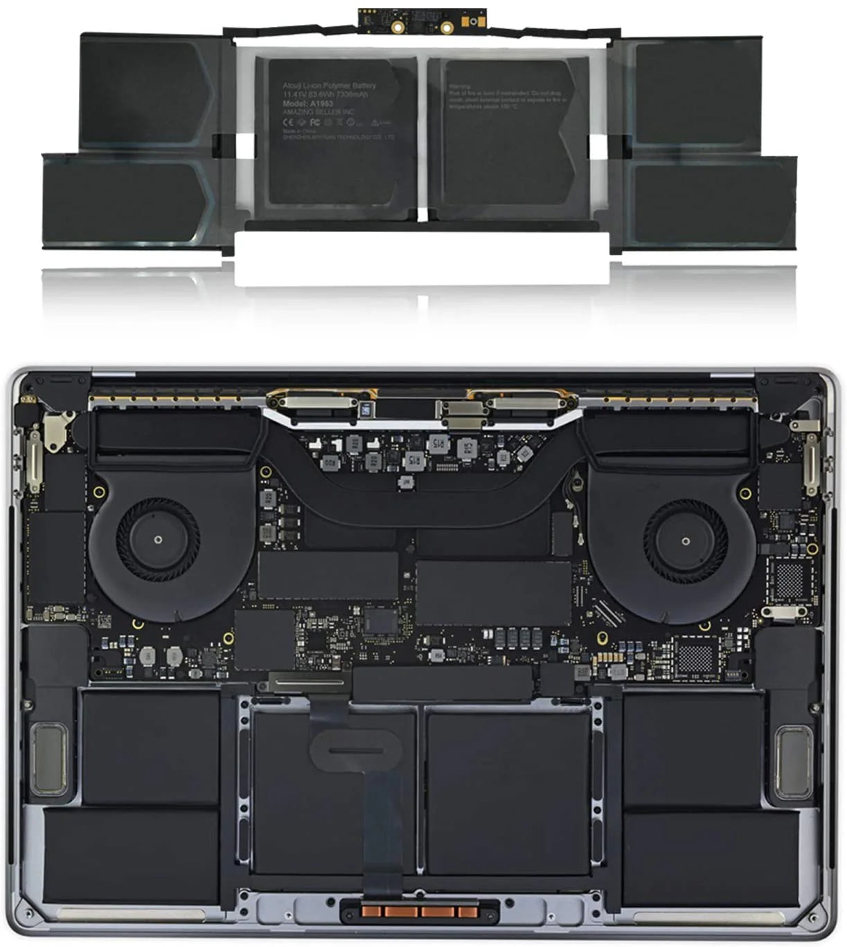 A1953 Battery for Mid 2018 & 2019 MacBook Pro 15-inch (A1990, EMC3215, EMC3359)