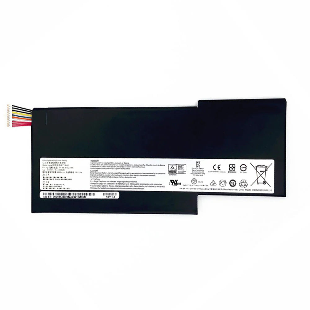 MSI GS63VR 7RG Stealth Pro BTY-M6K GF65 GF63 8RC Laptop Battery
