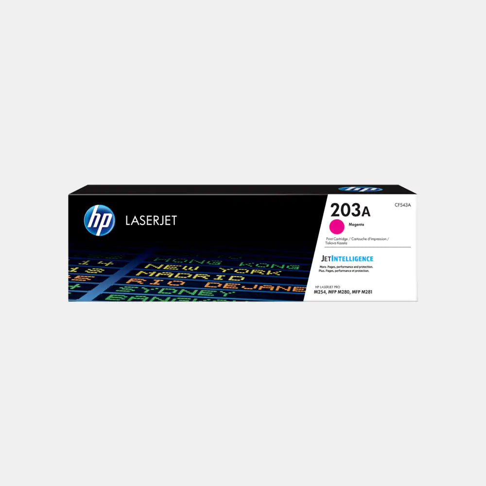 HP 203A Magenta Original Toner Cartridge, CF543A