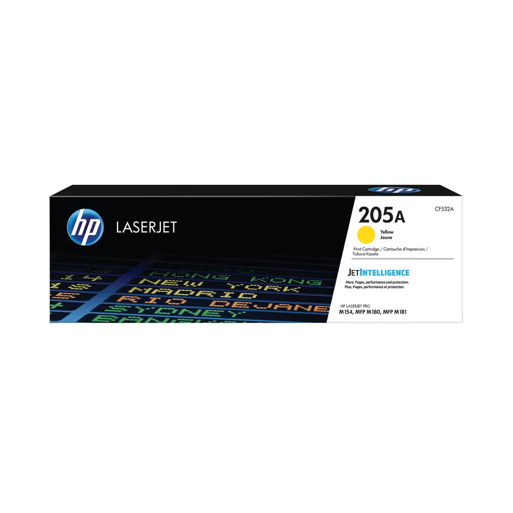 HP 205A Original LaserJet Toner Cartridge Yellow CF532A
