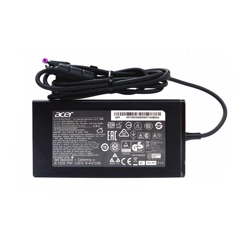 Genuine 135W 19V 7.1A purple tip AC Adapter For Acer Aspire V17 Nitro VN7-792G-59CL PA-1131-16 Laptop