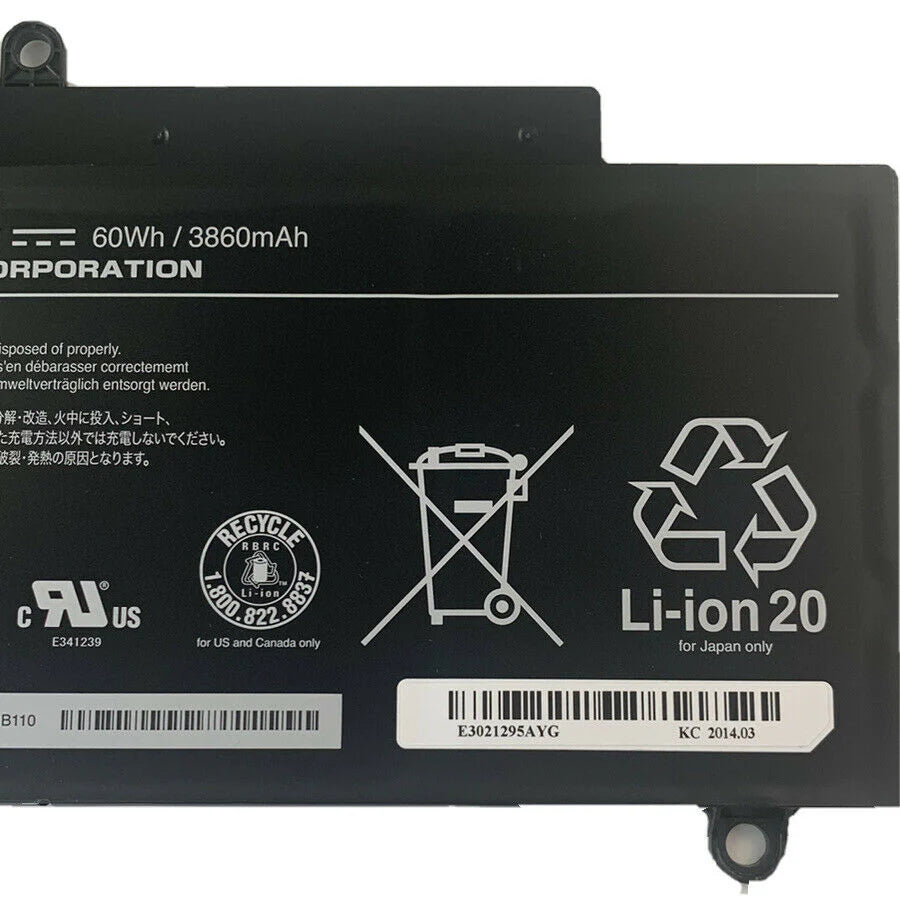 60Wh Original PA5149U-1BRS Toshiba Tecra Z40-A-16V, Tecra Z50-A-12N, Tecra Z50-A-05Y, Tecra Z40-A-164 Laptop Battery