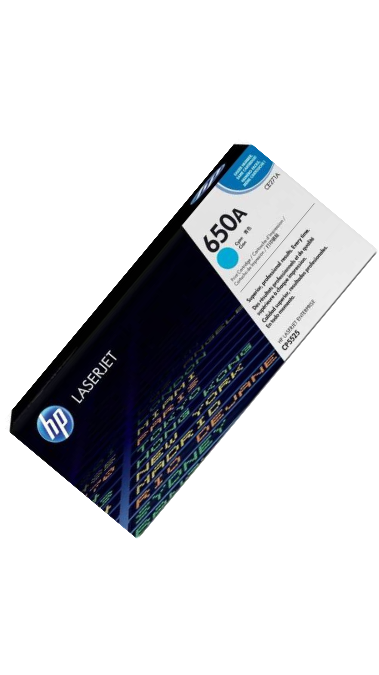 HP 650A Cyan Original LaserJet Toner Cartridge