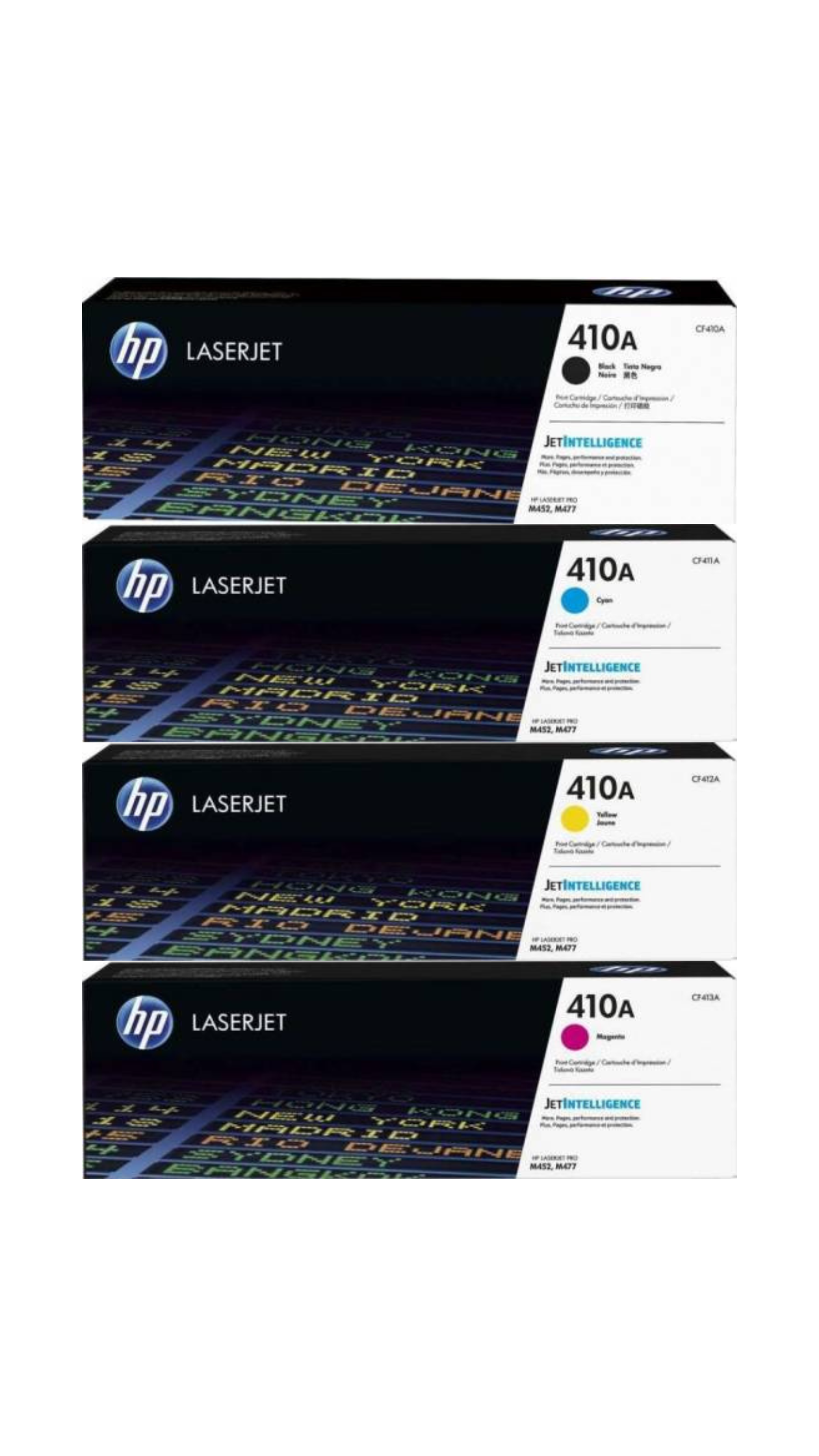 HP 410A Black and Tri-Colour Original LaserJet Toner Cartridge