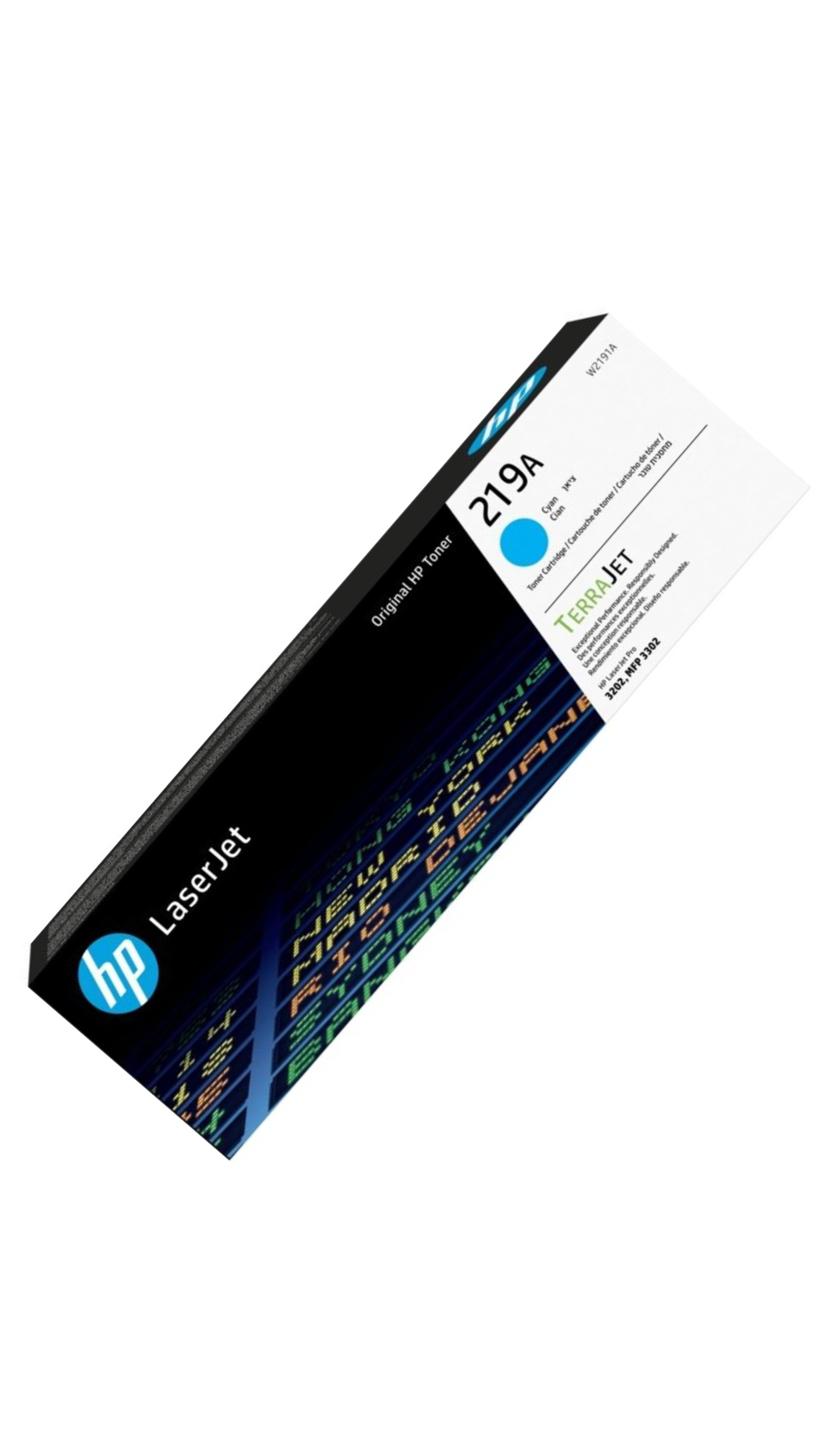 HP 219A, Cyan original toner. cartridgee, W2191A