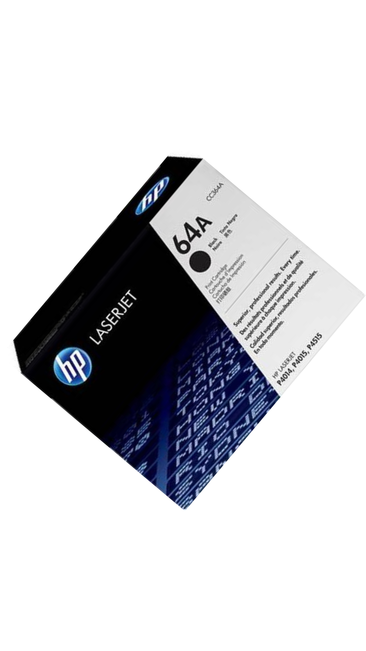 HP 64A Original LaserJet Toner Cartridge, Black - CC364A