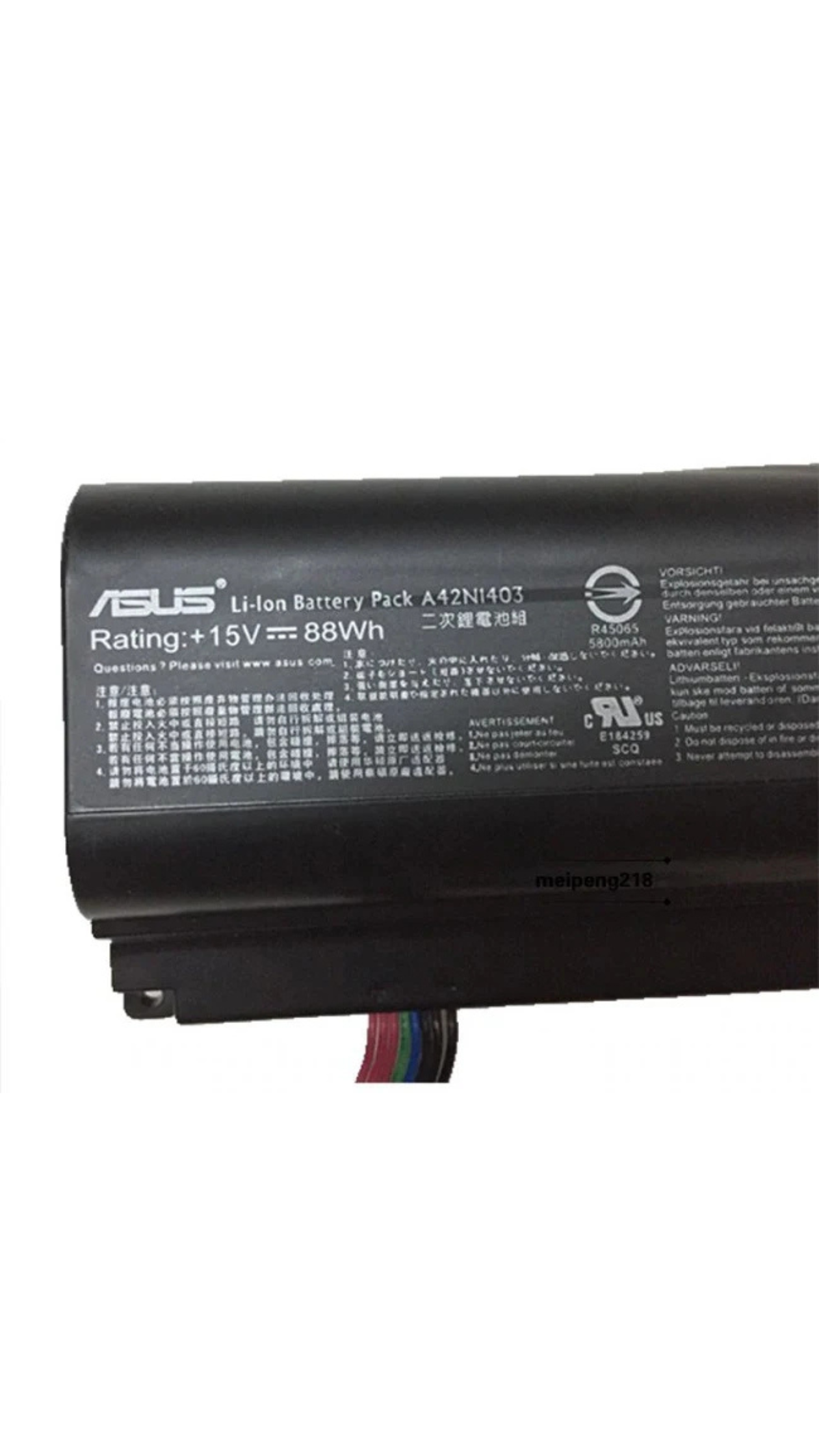 Original A42N1403 Asus Rog G751J-BHI7T25 Laptop Battery