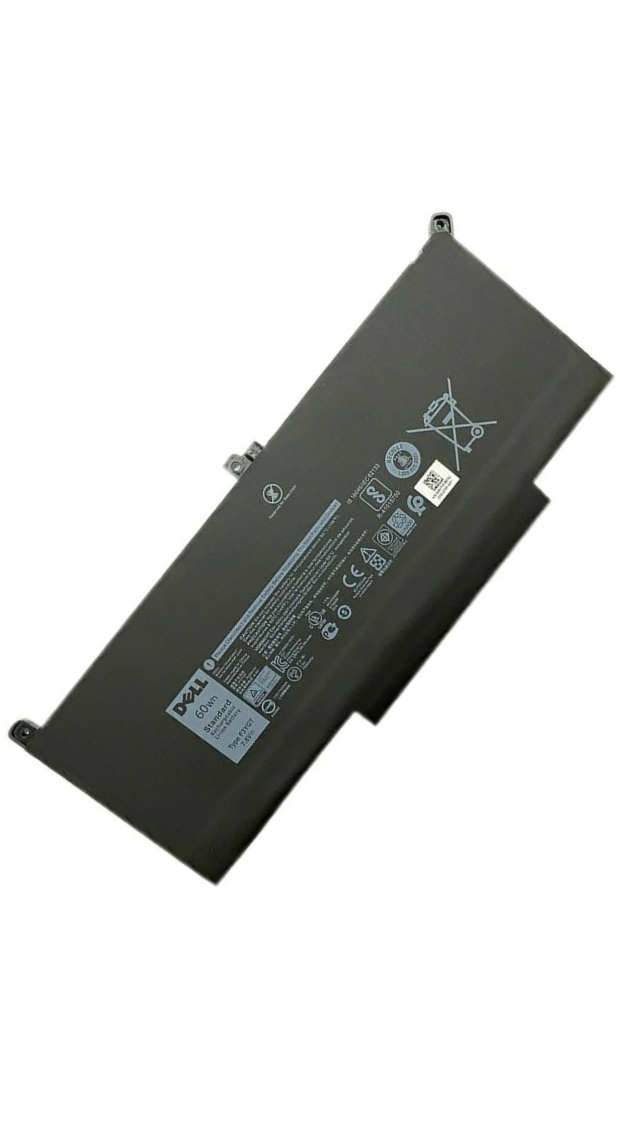 New Genuine F3YGT Dell Latitude 7480, E7480 60Wh 7.6V Laptop Battery