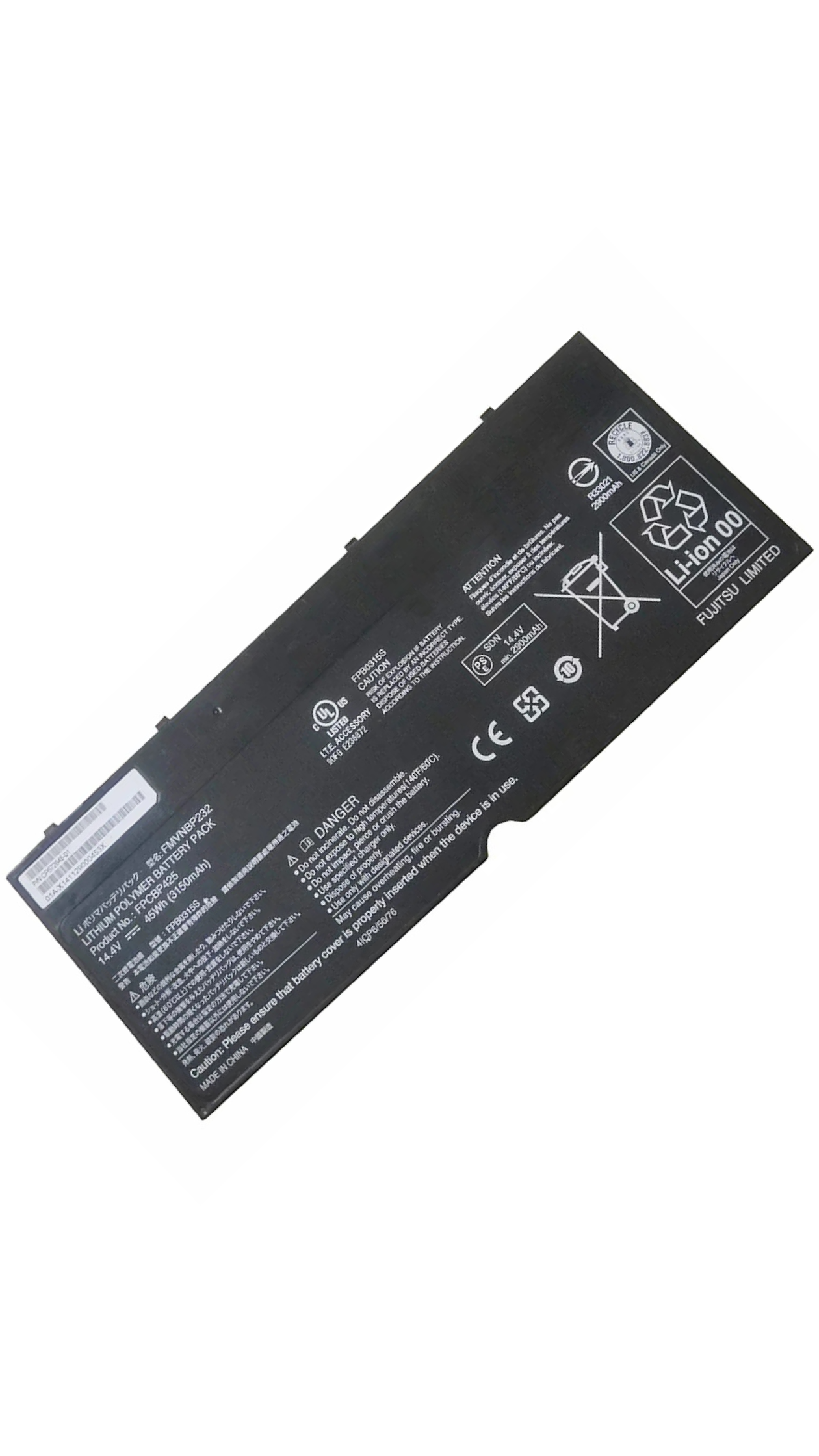Original FMVNBP232 FPCBP425 Fujitsu Lifebook U745 T935 T904U Laptop Battery