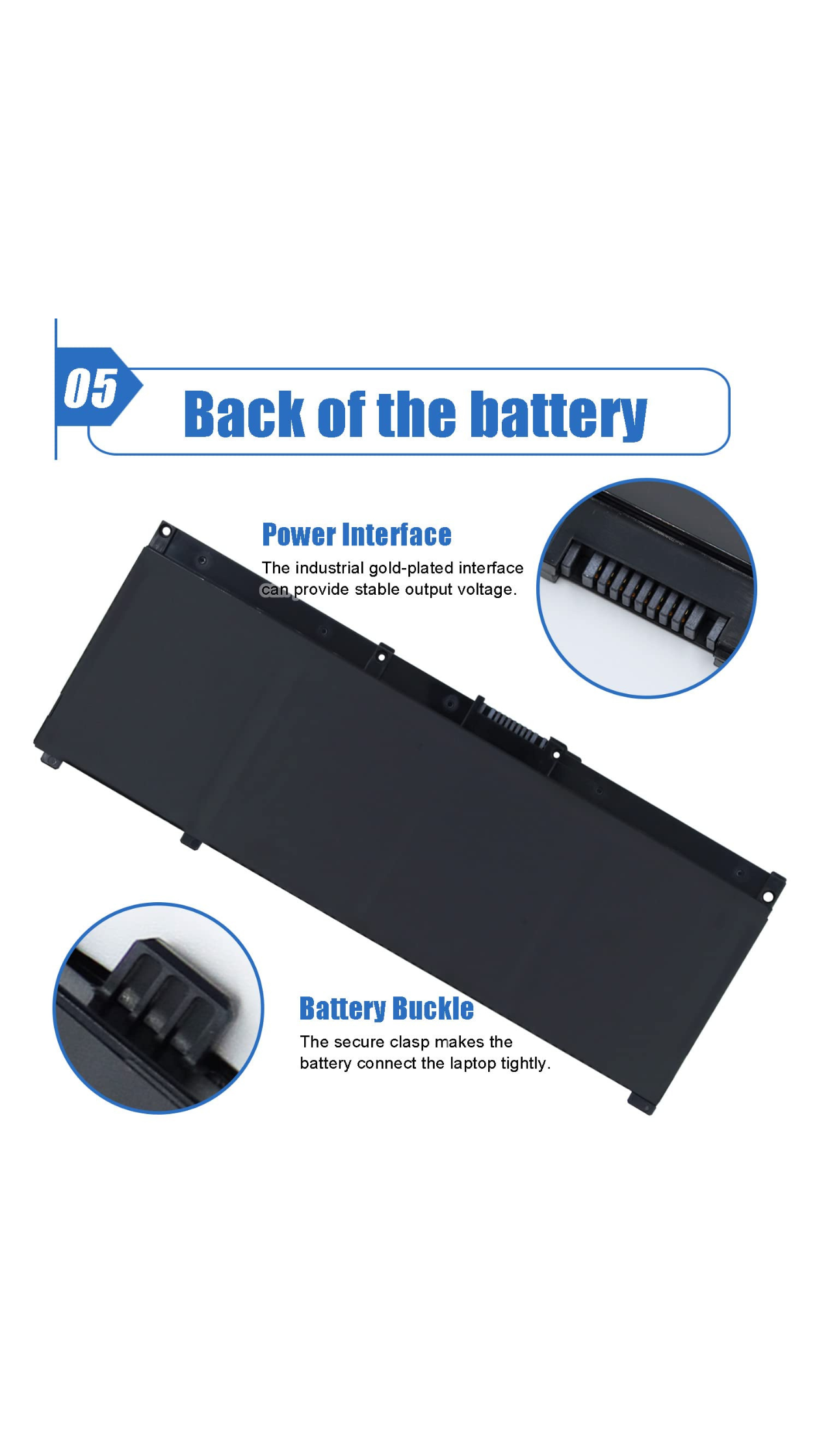 Original SR04XL HP Pavilion Gaming 15-CE015DX 917678-1B1, 917724-855, TPN-Q193 Series Tablet Laptop Battery