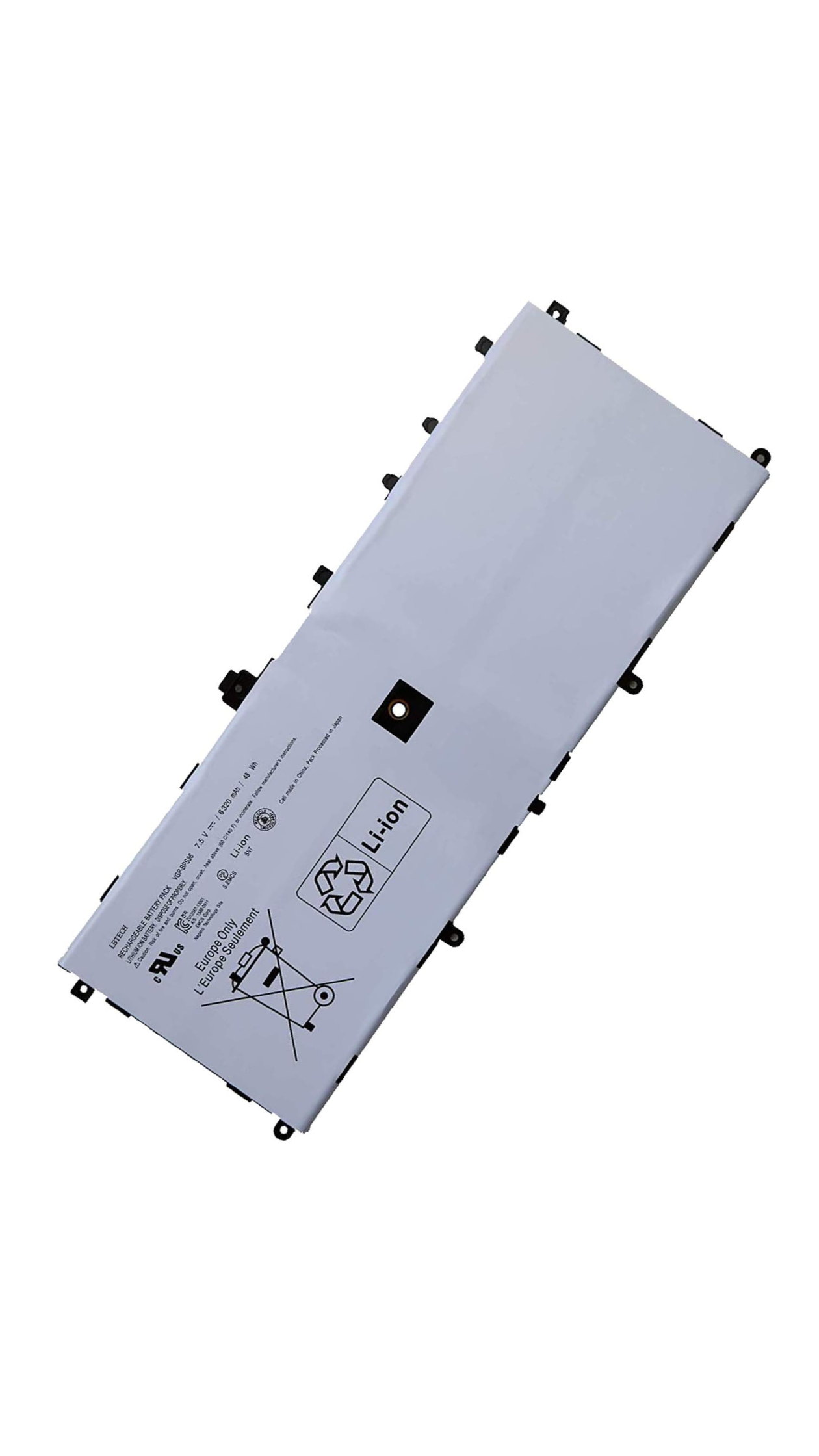 Genuine VGP-BPS36 Compatible with Sony Vaio Duo 13 Convertible Touch 13.3" Laptop Battery 48Wh 6320mAh 7.5V SVD13211CG SVD1321BPXB Series
