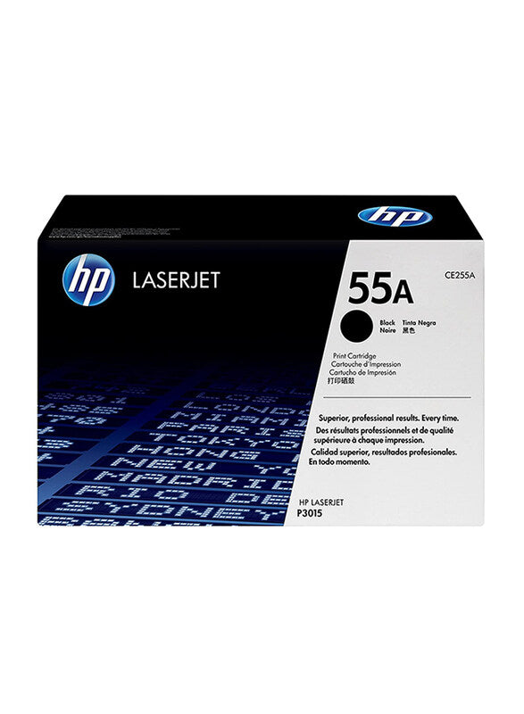 HP 55A Black LaserJet Toner Cartridge CE255A