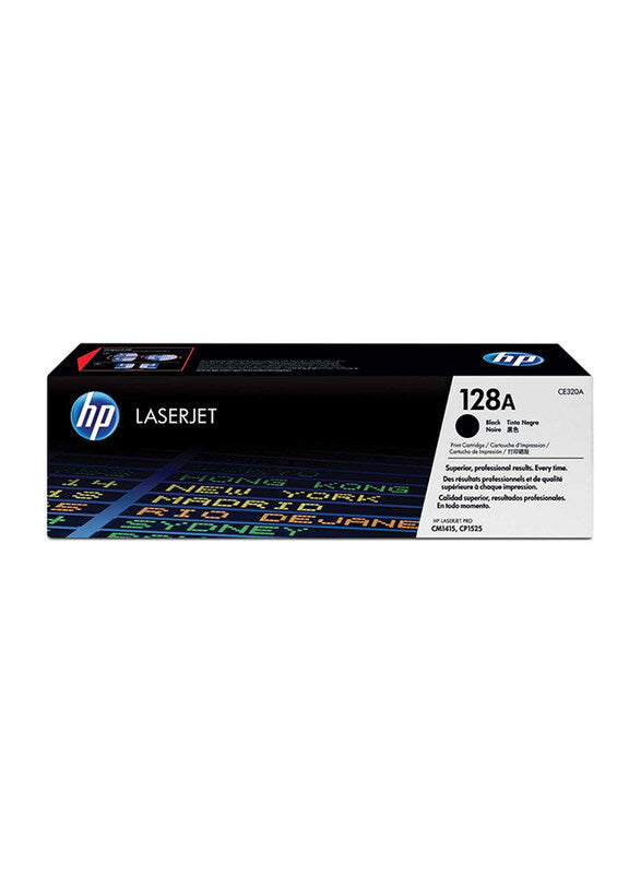 HP 128A Black Original LaserJet Toner Cartridge