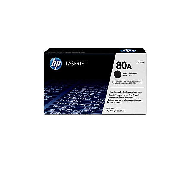 HP 80A Toner Cartridge CF280A for HP Laserjet PRo 400 M401 and MFP 425