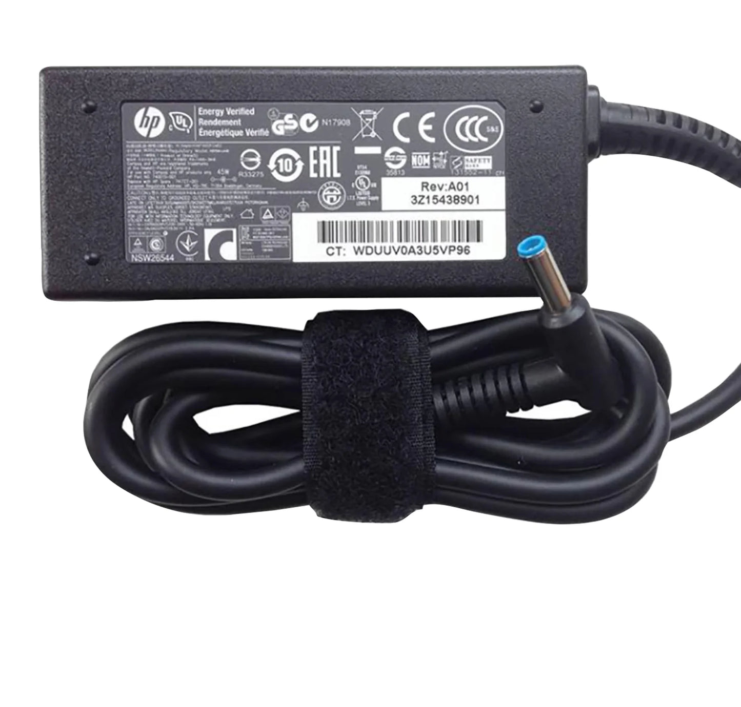 Original 45W HP Pavilion X360, Spectre 13 Laptop AC Adapter Charger Blue Tip Connector Only