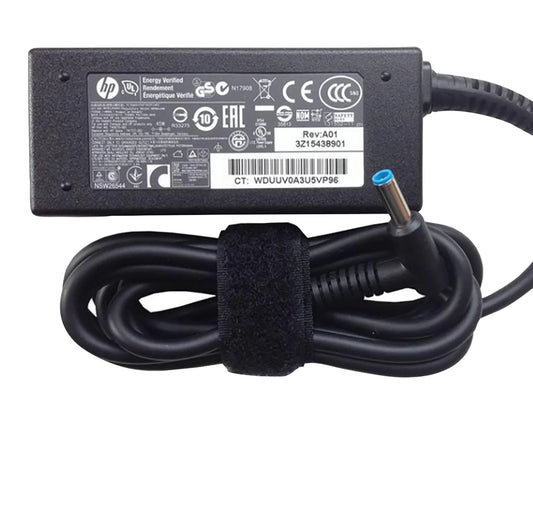 Original 45W HP Pavilion X360, Spectre 13 Laptop AC Adapter Charger Blue Tip Connector Only