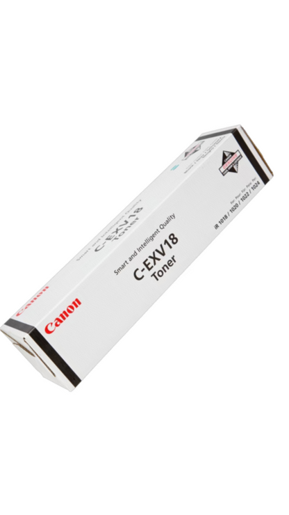 Canon C-EXV 18 Black Toner Cartridge (0386B002) | 8,400 Page Yield | Genuine Canon Toner