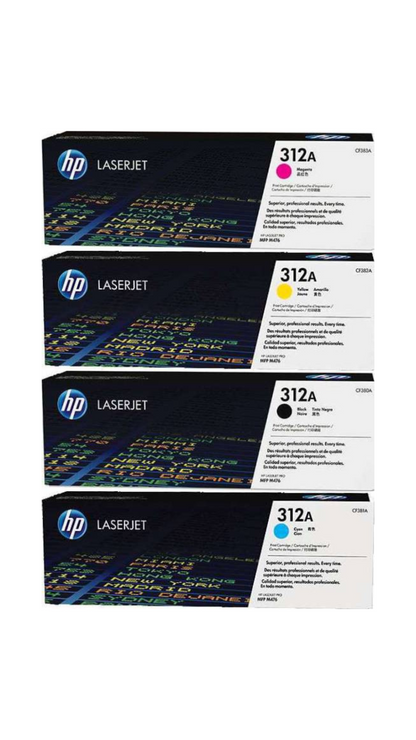 HP 312A 4 Piece Multicolour Original LaserJet Toner Cartridge