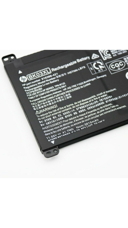 Original BK03XL HP Pavilion X360 14-BA016UR, HSTNN-UB7G TPN-W125 916366-541 916811-855 Tablet Laptop Battery
