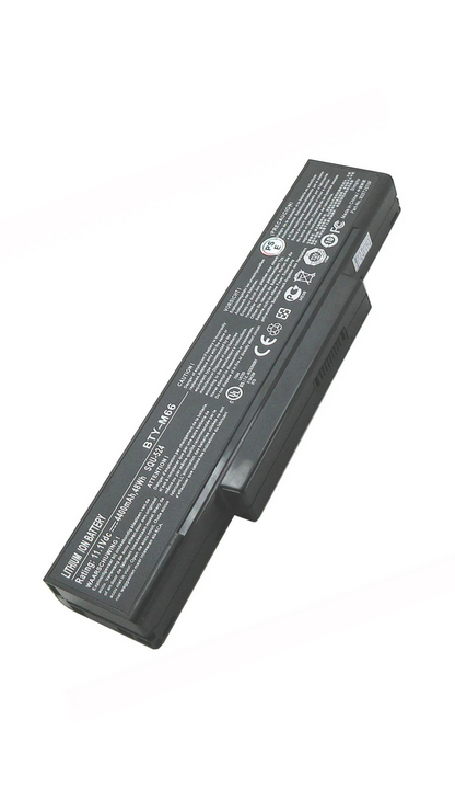 BTY-M66 MSI CLEVO Advent 5401,Advent 7093,Advent 7107,Advent 7111,Advent 8315,ERC430 Laptop Battery