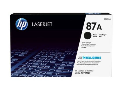 HP 87A Black Original LaserJet Toner Cartridge | CF287A