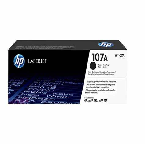 HP 107A Black Toner Cartridge - 1000 pages W1107A